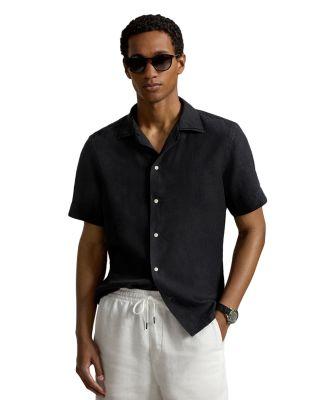 Classic Fit Short-Sleeve Linen Camp Shirt by POLO RALPH LAUREN
