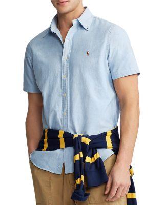 Classic Fit Short-Sleeve Oxford Shirt by POLO RALPH LAUREN