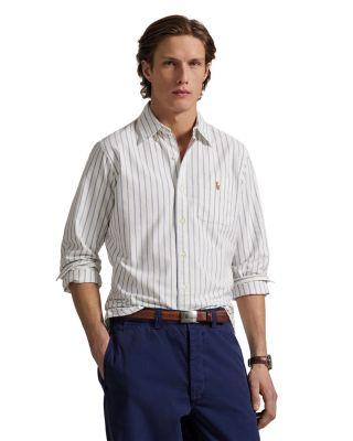 Classic Fit Stripe Oxford Shirt by POLO RALPH LAUREN