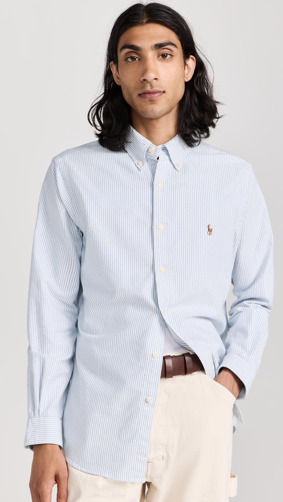 Classic Fit Striped Oxford Shirt by POLO RALPH LAUREN
