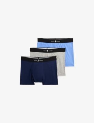 Classic Pack of Three Cotton-Blend Trunks by POLO RALPH LAUREN
