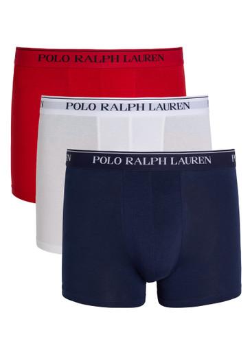 Classic logo-jacquard stretch-cotton trunks - set of three by POLO RALPH LAUREN