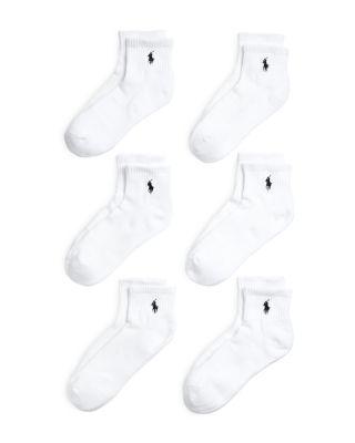 Cotton Blend Performance Quarter Socks by POLO RALPH LAUREN