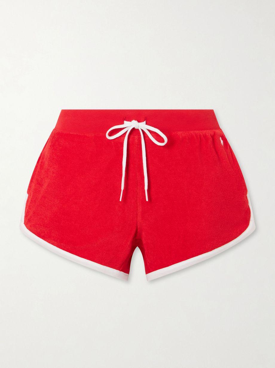 Cotton-blend terry shorts by POLO RALPH LAUREN
