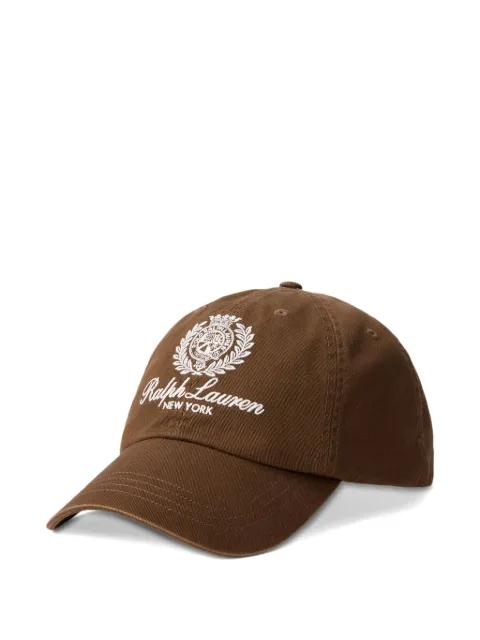 Crest embroidered cap by POLO RALPH LAUREN
