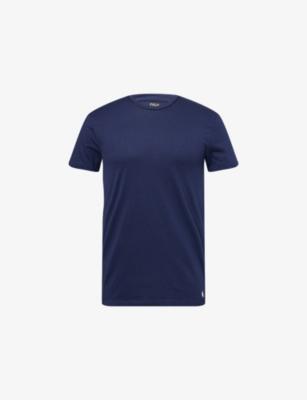 Crewneck Embroidered-Logo Pack of Three Cotton-Jersey T-shirts by POLO RALPH LAUREN
