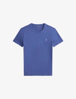 Custom Slim-Fit Crewneck Cotton-Jersey T-Shirt by POLO RALPH LAUREN