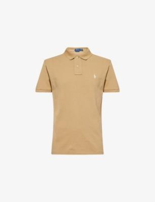 Custom Slim-Fit Embroidered-Logo Cotton Polo Shirt by POLO RALPH LAUREN