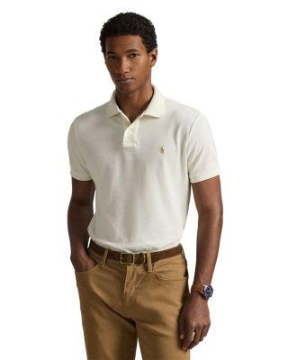 Custom Slim Fit Mesh Polo Shirt by POLO RALPH LAUREN