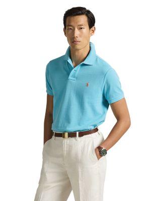 Custom Slim Fit Mesh Polo Shirt by POLO RALPH LAUREN