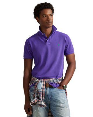 Custom Slim Fit Mesh Polo Shirt by POLO RALPH LAUREN