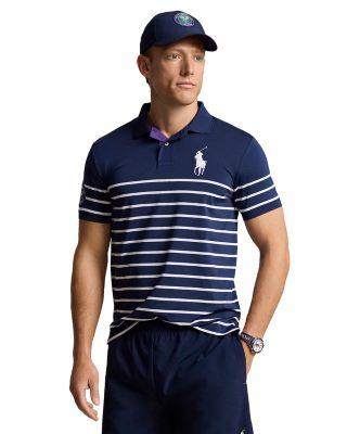 Custom Slim Fit Striped Polo Shirt by POLO RALPH LAUREN