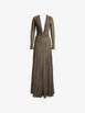 Dabney pleated metallic evening dress by POLO RALPH LAUREN Dabney pleated metallic evening dress by POLO RALPH LAUREN