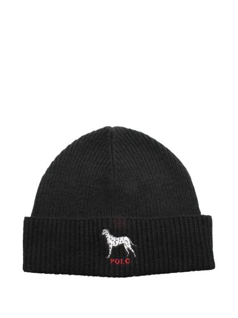 Dalmatian Dog beanie hat by POLO RALPH LAUREN