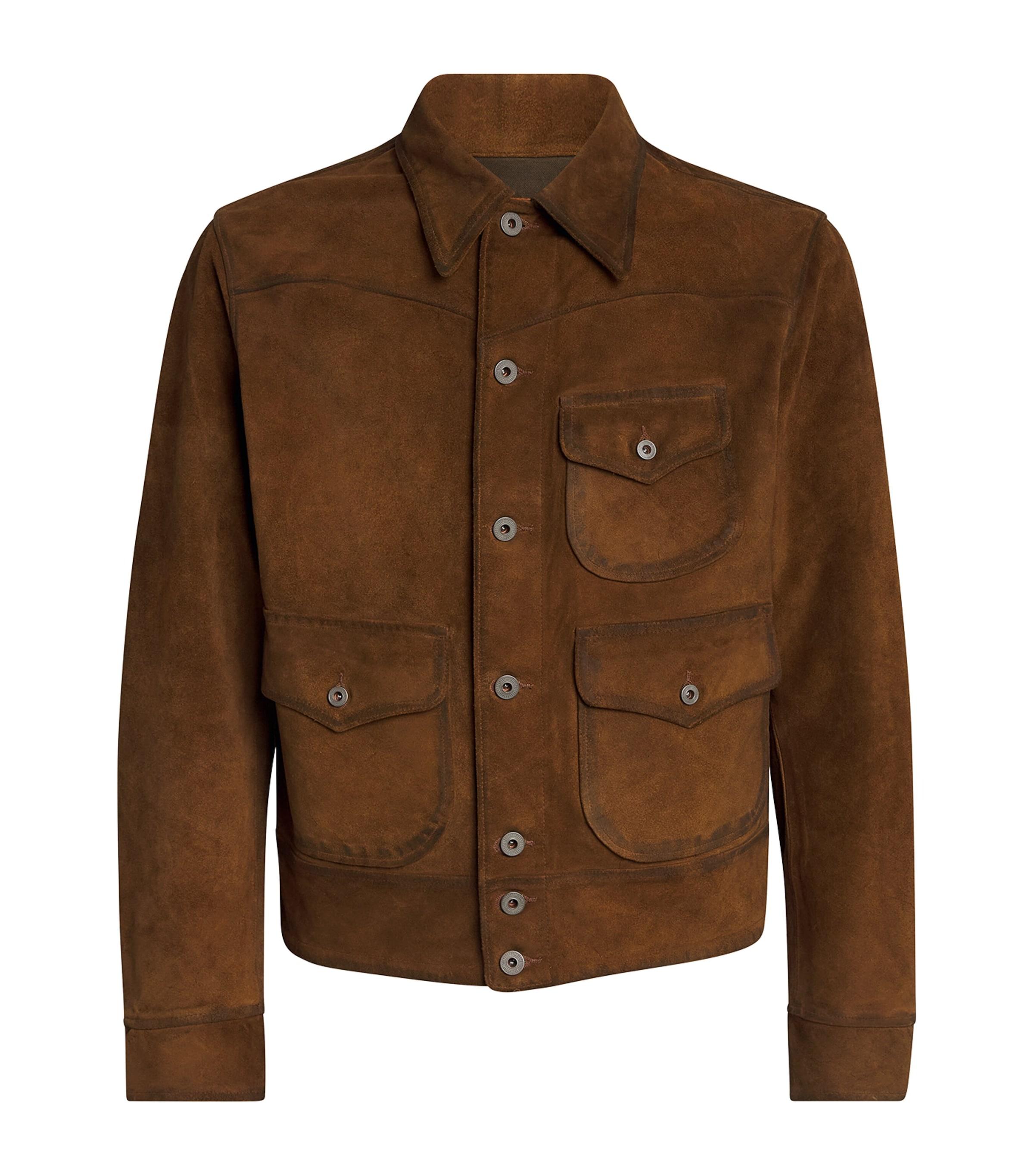 Double RL Roughout Suede Jacket by POLO RALPH LAUREN