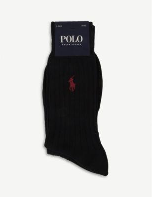 Egyptian cotton-blend socks by POLO RALPH LAUREN
