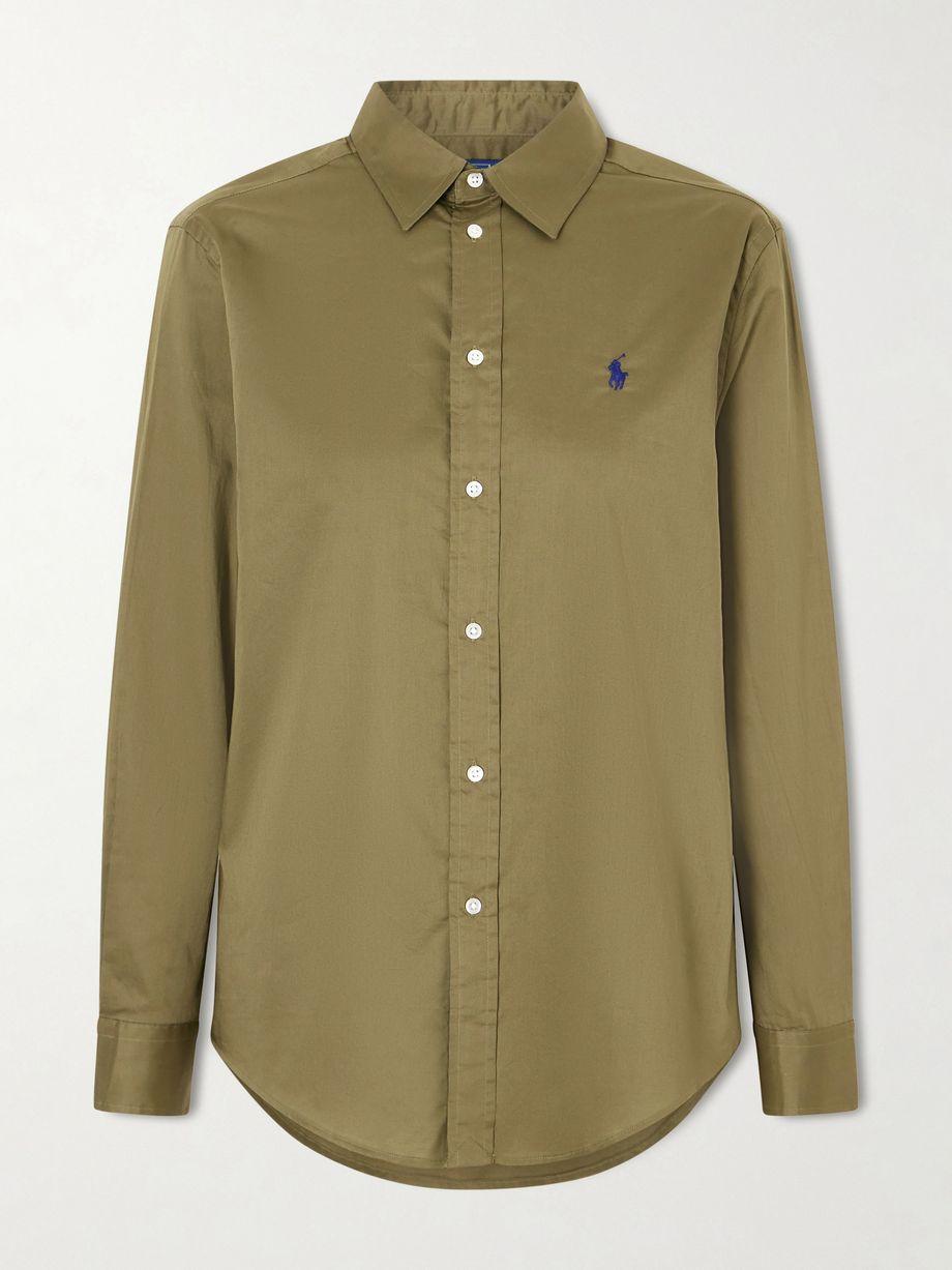Embroidered cotton Oxford shirt by POLO RALPH LAUREN
