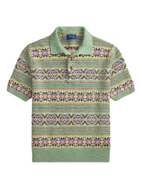 Fair Isle polo shirt by POLO RALPH LAUREN