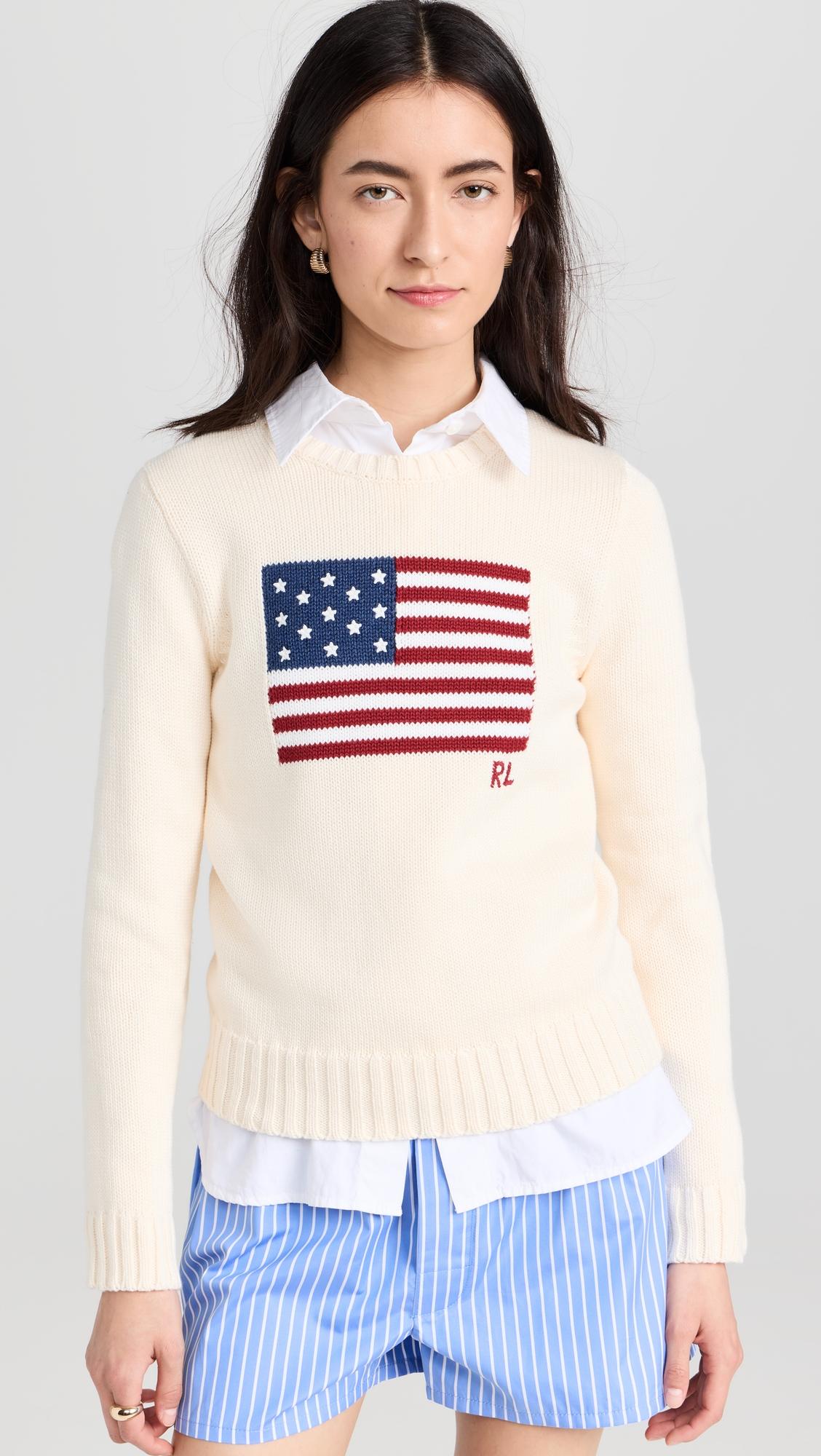 Flag Pullover Sweater by POLO RALPH LAUREN