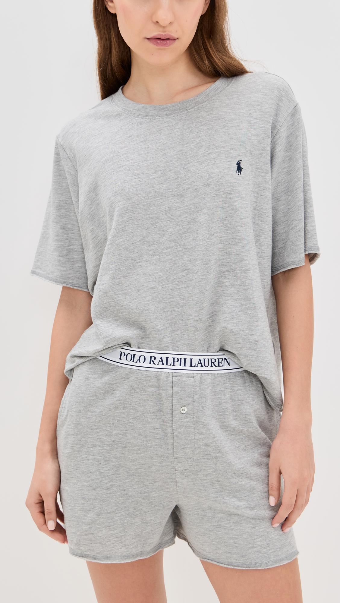French Terry Short Sleeve Pajama Set by POLO RALPH LAUREN