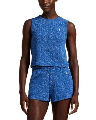 Gathered Waist Boxer Pajama Set by POLO RALPH LAUREN