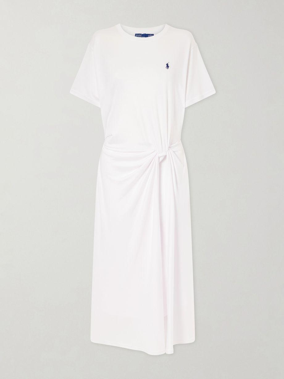 Gathered jersey maxi dress by POLO RALPH LAUREN