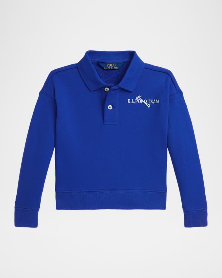 Girl's Polo Team Terry Polo Sweatshirt, Size 2-6X by POLO RALPH LAUREN