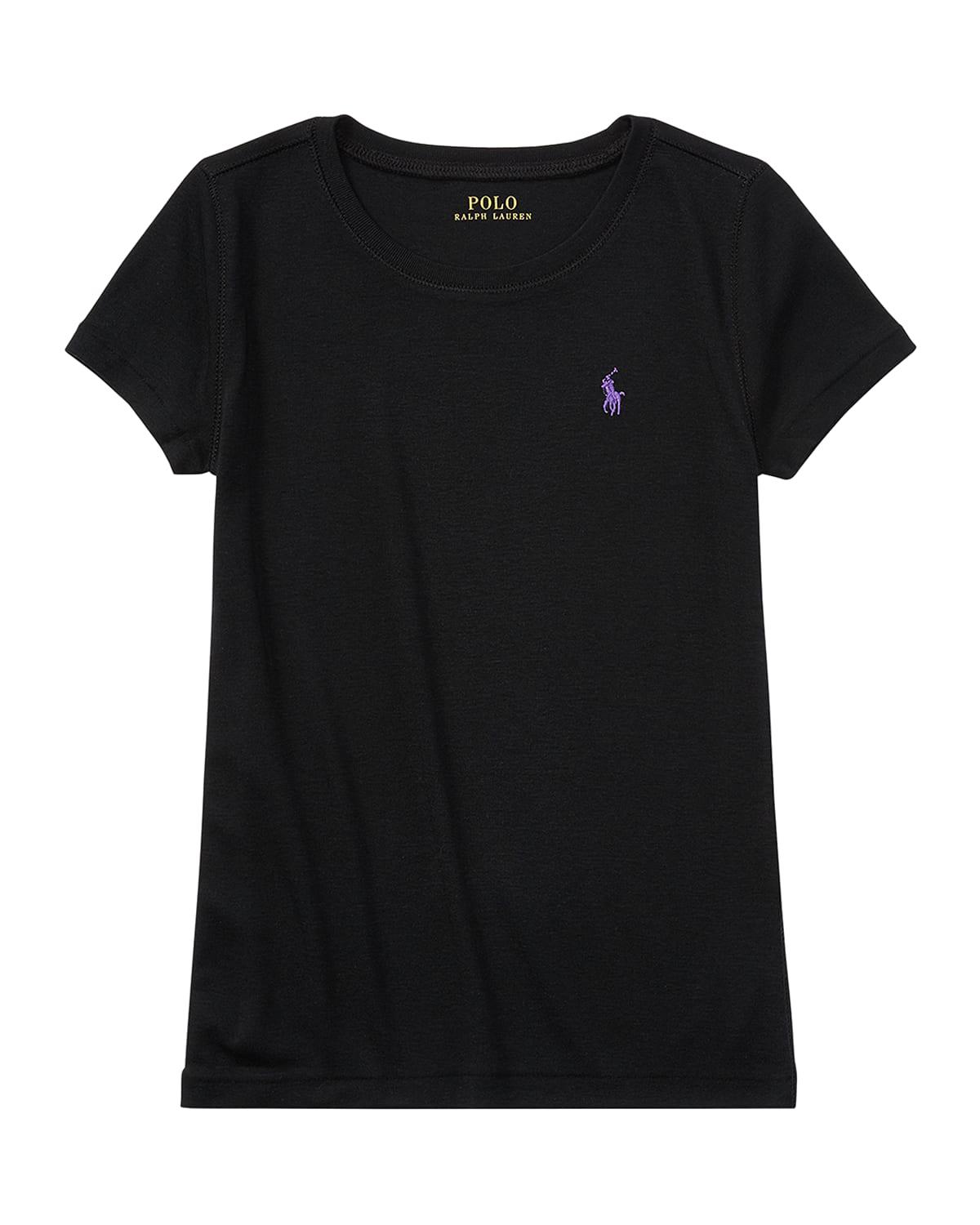 Girl's Short-Sleeve Cotton T-Shirt, Size S-XL by POLO RALPH LAUREN