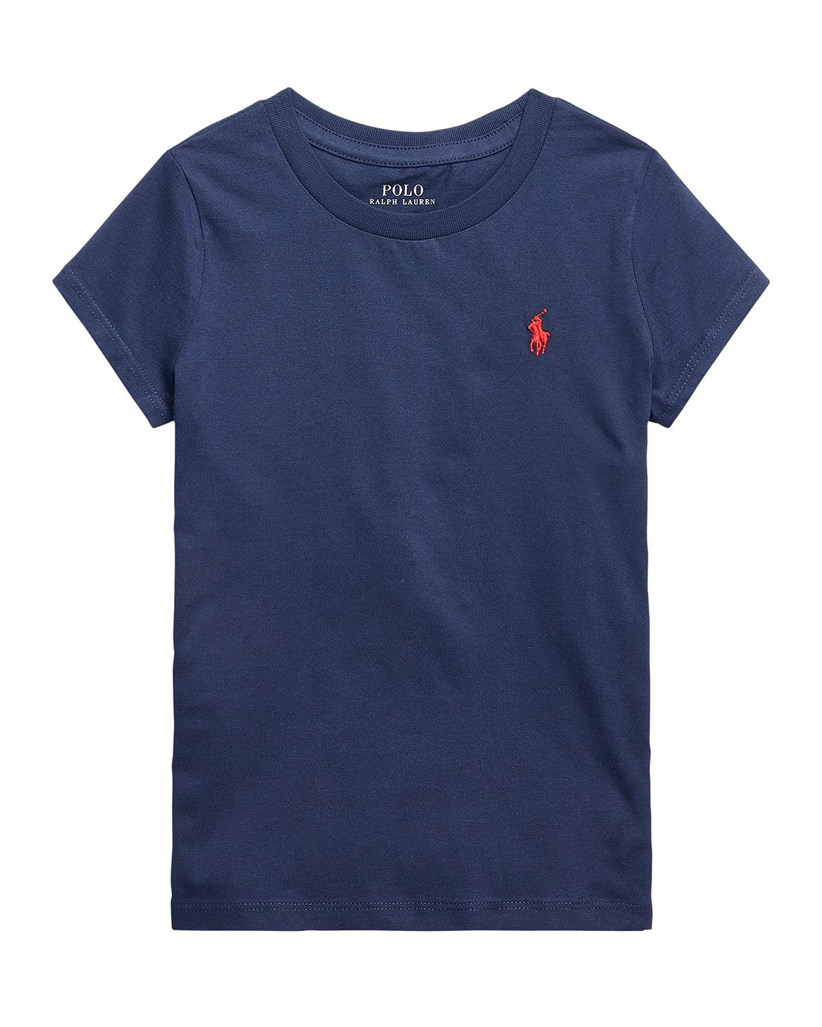 Girl's Short-Sleeve Crewneck Tees by POLO RALPH LAUREN