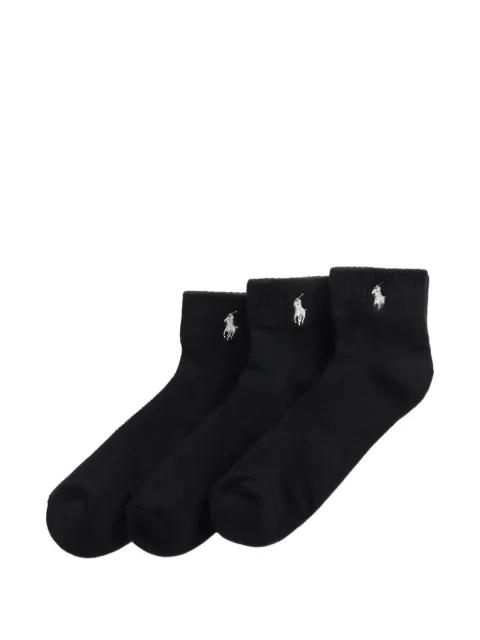 Half-Cushioned Sport Ankle socks (set of three) by POLO RALPH LAUREN