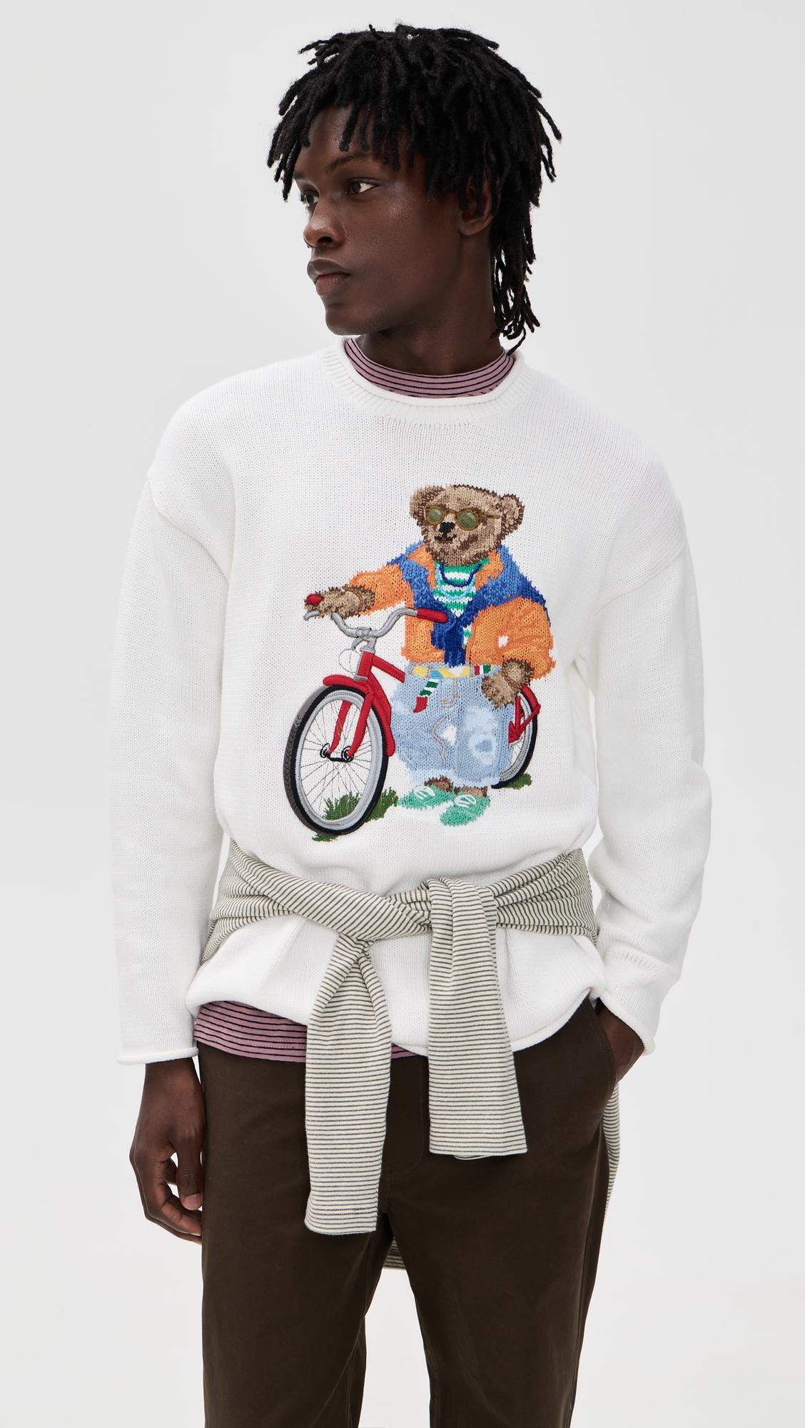 Harbor Island Bear Rollneck Sweater by POLO RALPH LAUREN