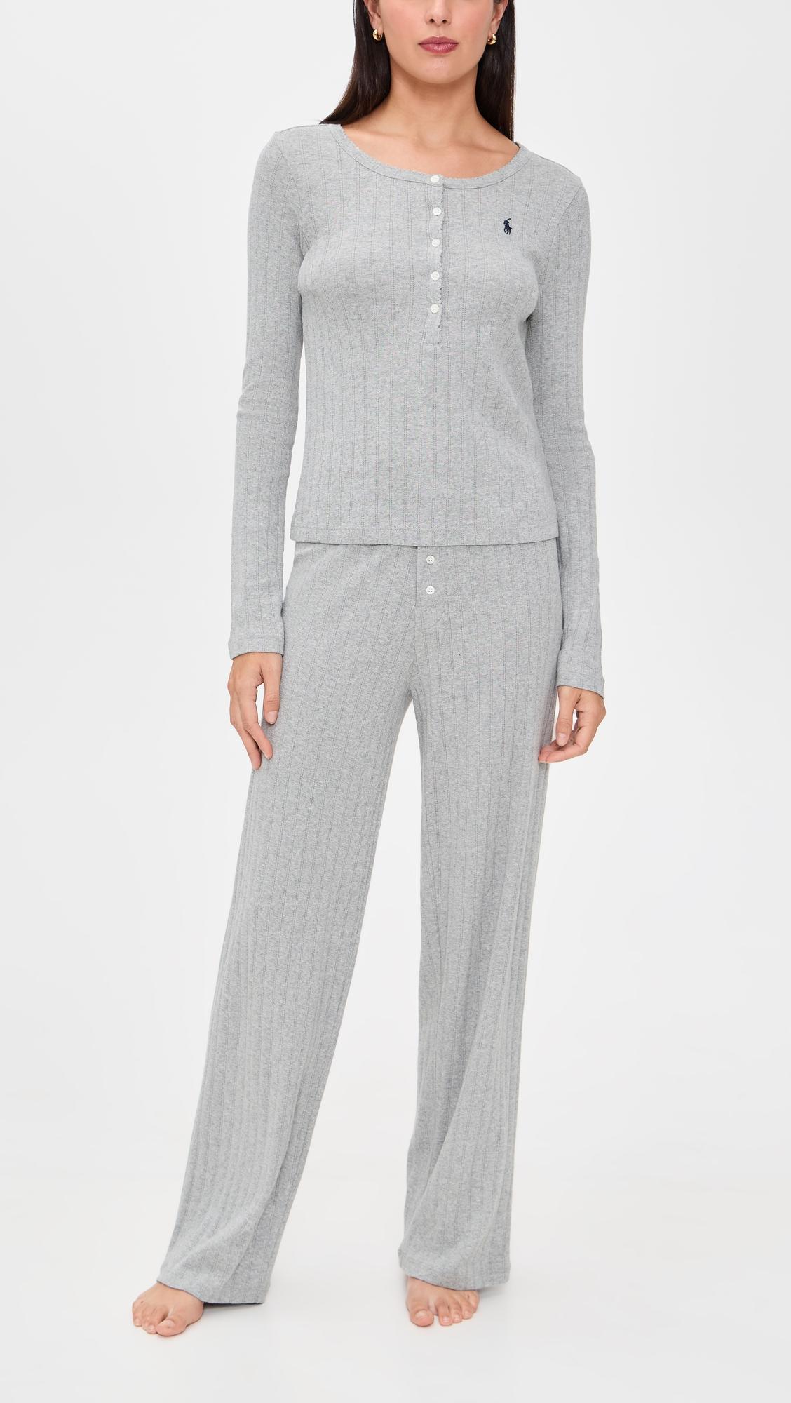 Henley Wide Leg Sleep Set by POLO RALPH LAUREN