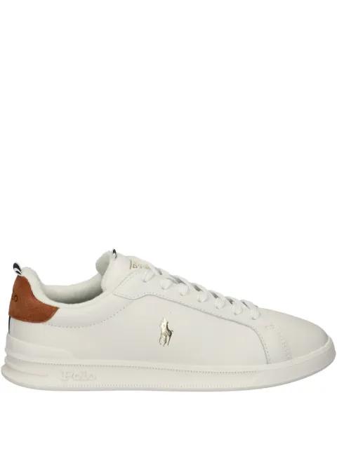 Heritage Court II lace-up logo sneakers by POLO RALPH LAUREN