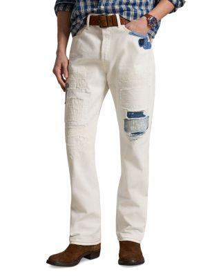 Heritage Straight Distressed Jeans in Multi by POLO RALPH LAUREN