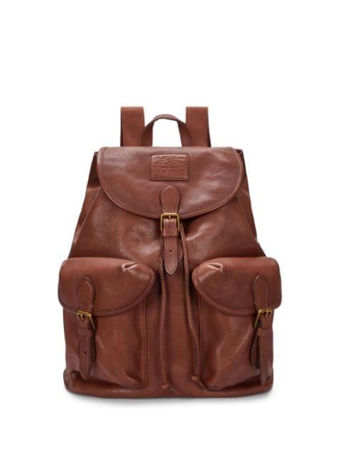 Heritage leather backpack by POLO RALPH LAUREN