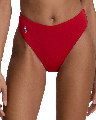 High Leg Bikini Bottom by POLO RALPH LAUREN