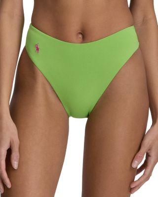 High Leg Bikini Bottom by POLO RALPH LAUREN