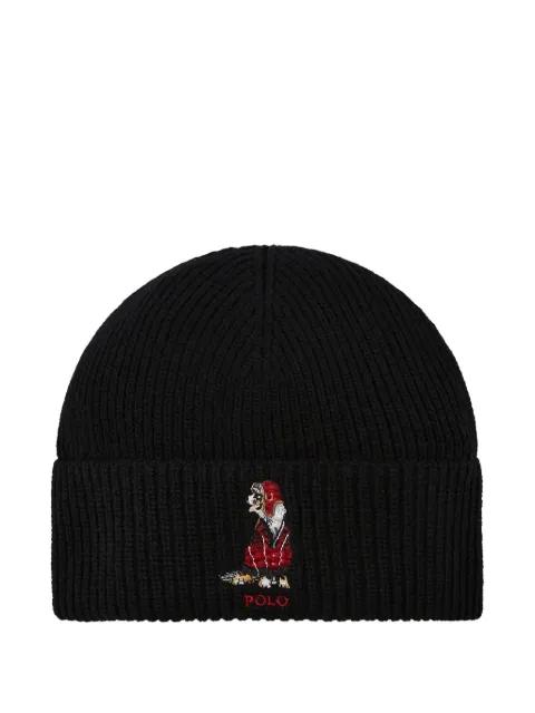 Holiday Dog beanie hat by POLO RALPH LAUREN