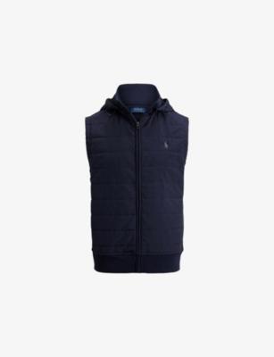 Hooded Logo-Embroidered Shell Gilet by POLO RALPH LAUREN