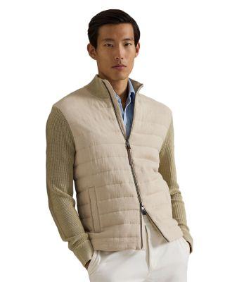 Hybrid Linen Full Zip Sweater by POLO RALPH LAUREN