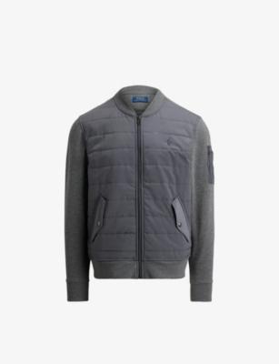 Hybrid Logo-Embroidered Mixed-Material Jacket by POLO RALPH LAUREN