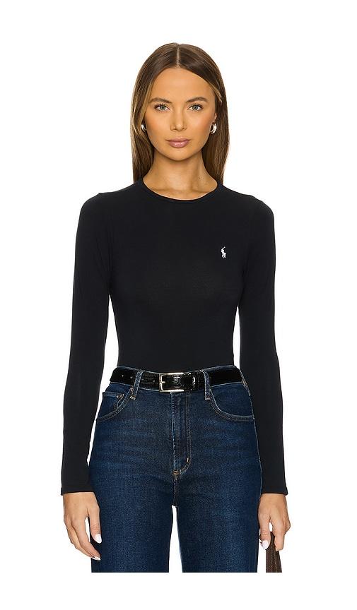Polo Ralph Lauren Intimates Bodysuit in Black by POLO RALPH LAUREN INTIMATES