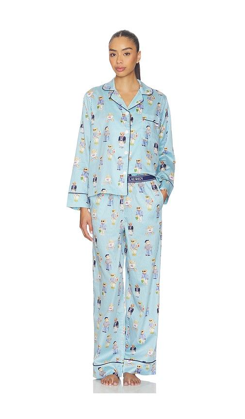 Polo Ralph Lauren Intimates Madison Pj Set in Blue by POLO RALPH LAUREN INTIMATES