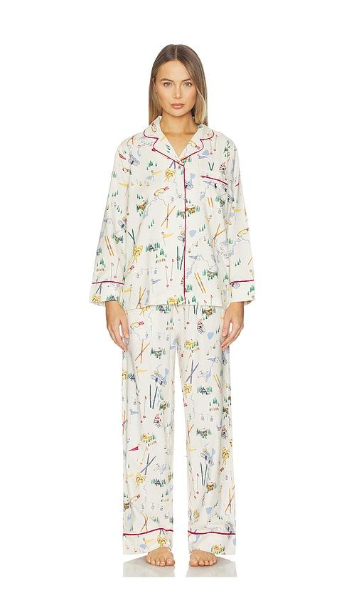 Polo Ralph Lauren Intimates Madison Pj Set in Ivory by POLO RALPH LAUREN INTIMATES