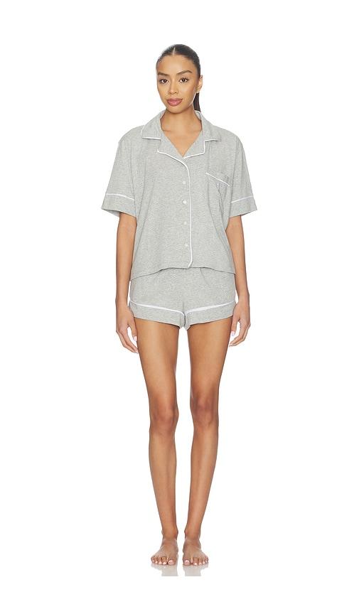 Polo Ralph Lauren Intimates Short Sleeve & Short Pj Set in Grey by POLO RALPH LAUREN INTIMATES