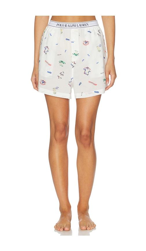 Polo Ralph Lauren Intimates Sleep Boxer in White by POLO RALPH LAUREN INTIMATES