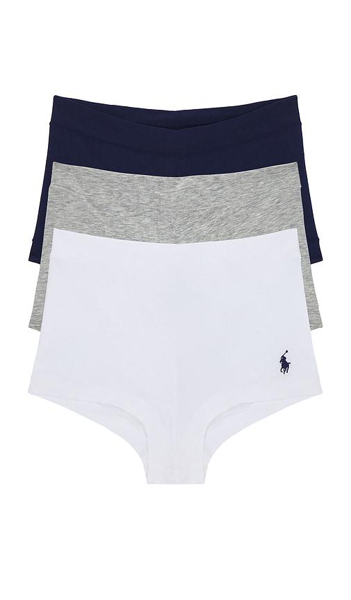 Polo Ralph Lauren Intimates Thong 3 Pack in Black by POLO RALPH LAUREN INTIMATES