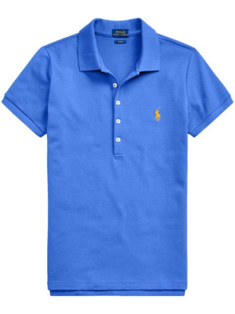 Julie logo-embroidered polo shirt by POLO RALPH LAUREN