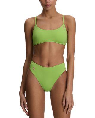 Kennedy Bikini Top & High Leg Bikini Bottom by POLO RALPH LAUREN