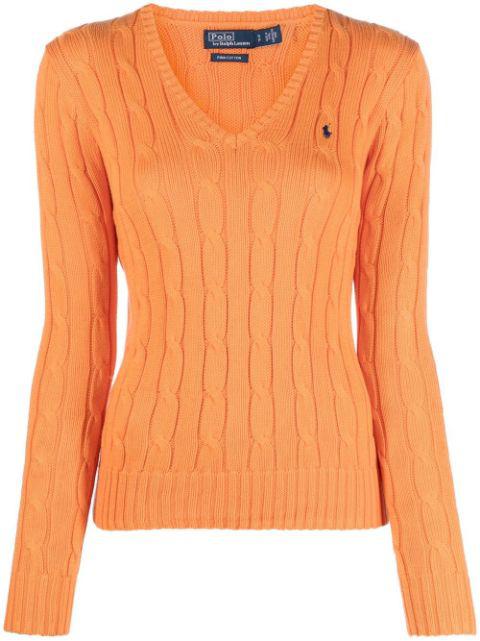 Kimberly cable-knit jumper by POLO RALPH LAUREN